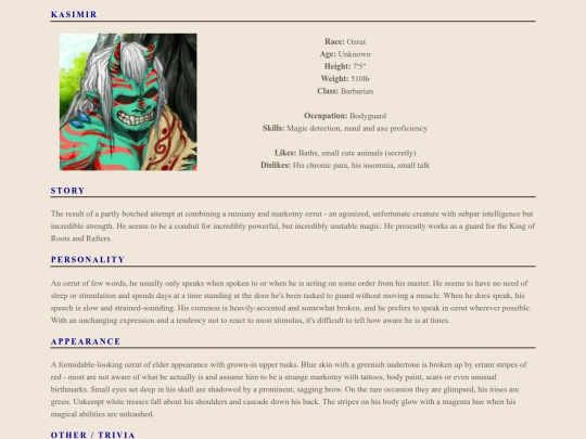 kasimir screenshot