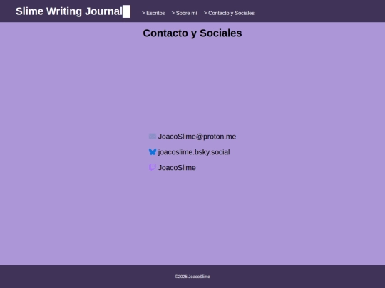 contact-and-socials screenshot