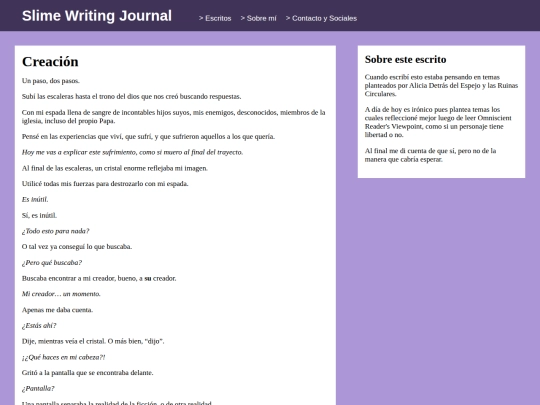 entries/creacion screenshot