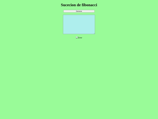 html/Fibonacci screenshot