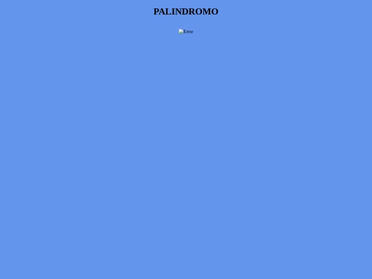 html/Palindromo screenshot