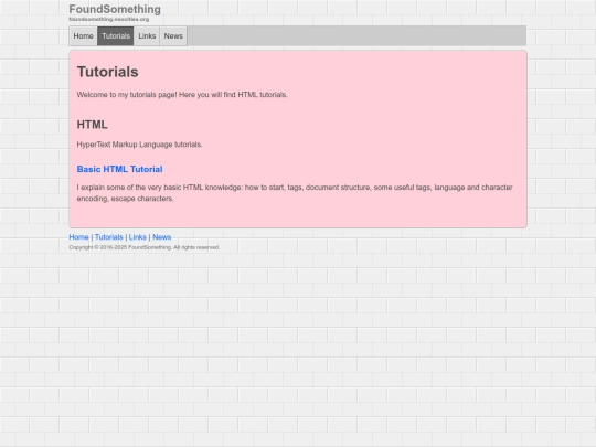tutorials screenshot