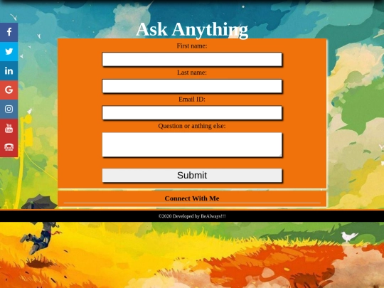 artGallery/contact screenshot