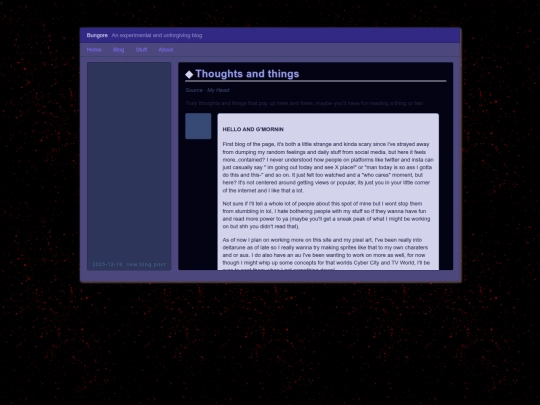 blog screenshot