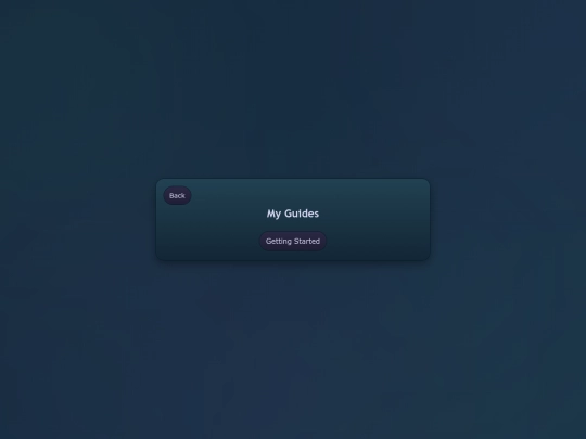 guides/myguides screenshot