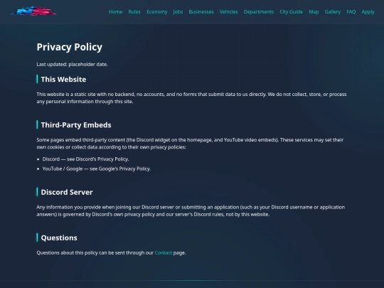 privacy-policy screenshot