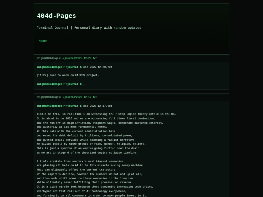 journal screenshot