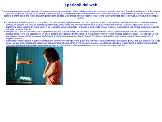 pagine/pericoliweb screenshot