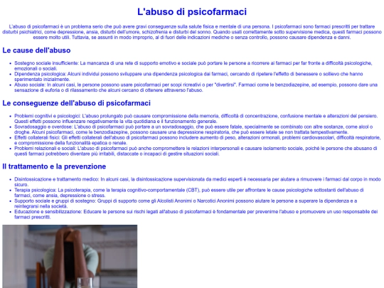 pagine/psicofarmaci screenshot