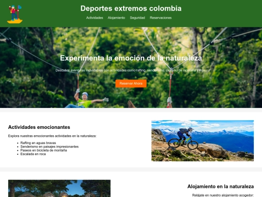 Deportesextremos screenshot