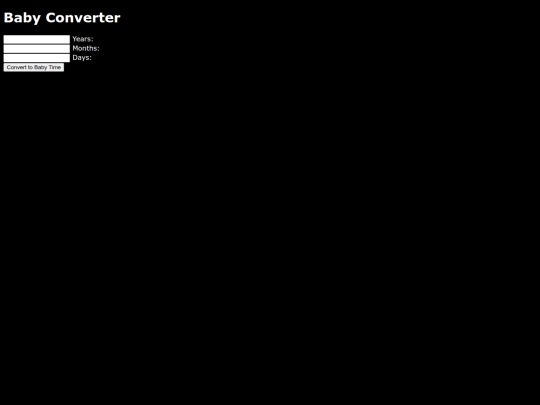 baby-converter screenshot
