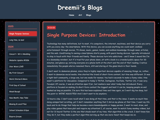blogs screenshot