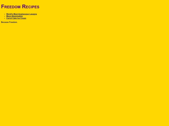 freedomrecipes/indeks screenshot