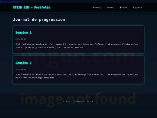 journal screenshot