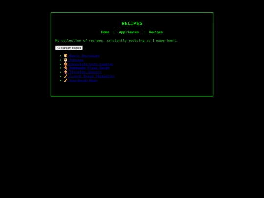 recipes/recipes screenshot