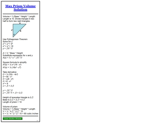 Solution 177C screenshot
