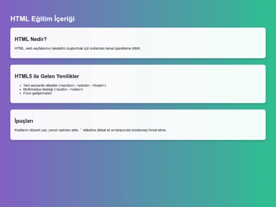 egitim screenshot