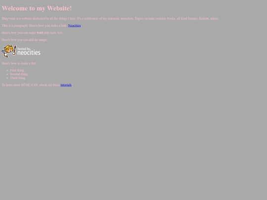 index screenshot