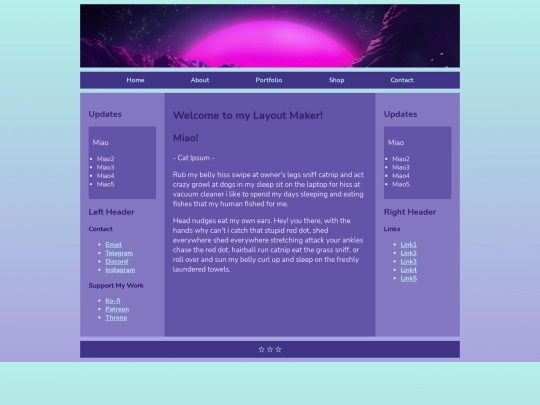 test screenshot