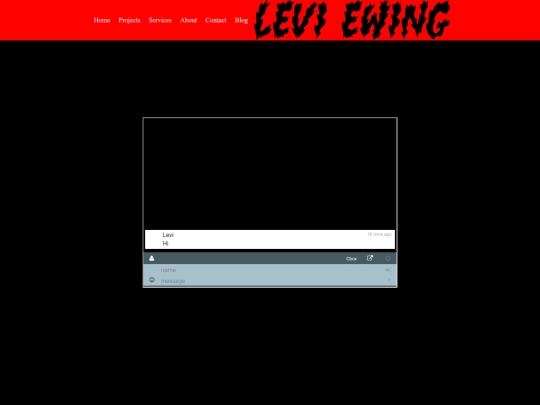 Blog screenshot