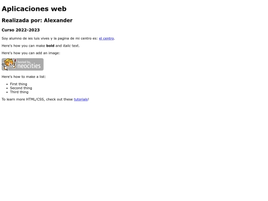 index screenshot
