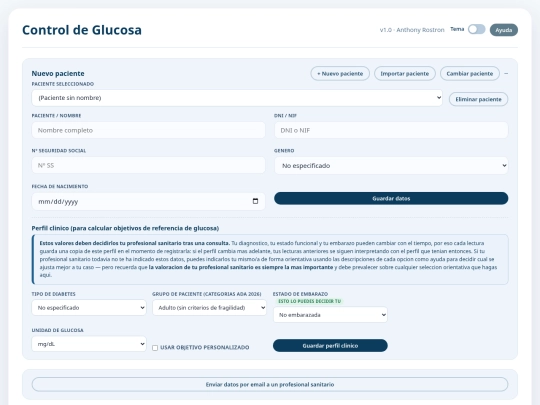 Glucosa screenshot
