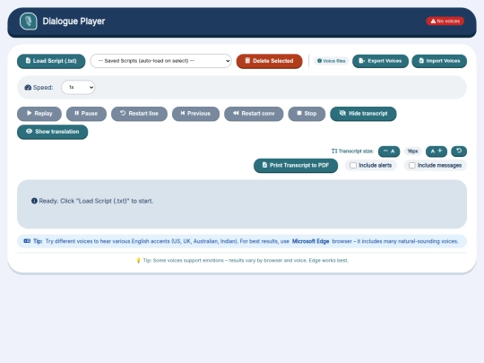 Reader screenshot
