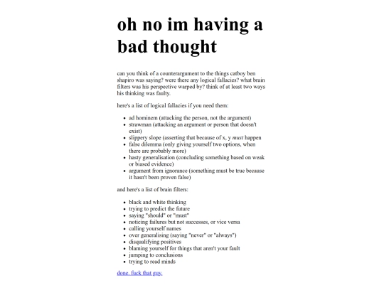 ohno/steps/logical fallacies screenshot