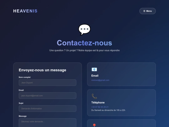 contact screenshot