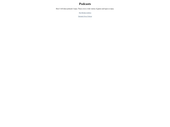 sidepages/podcasts screenshot