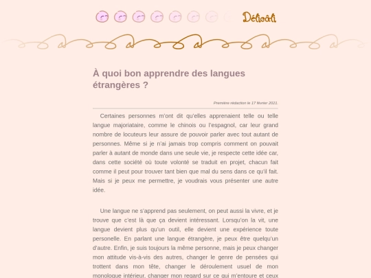 vivre-la-langue screenshot