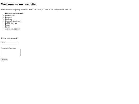 index screenshot
