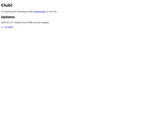 club screenshot
