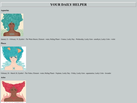 index screenshot
