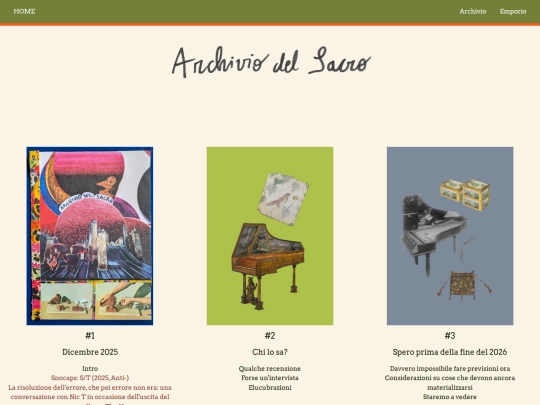 archivio screenshot