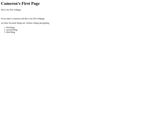 index screenshot