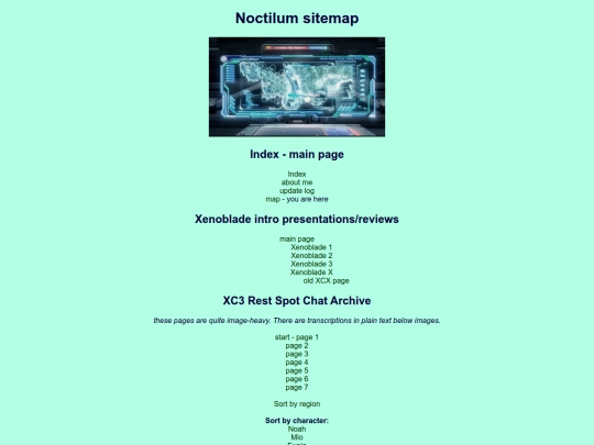 sitemap screenshot