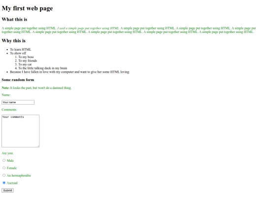 website/practice screenshot