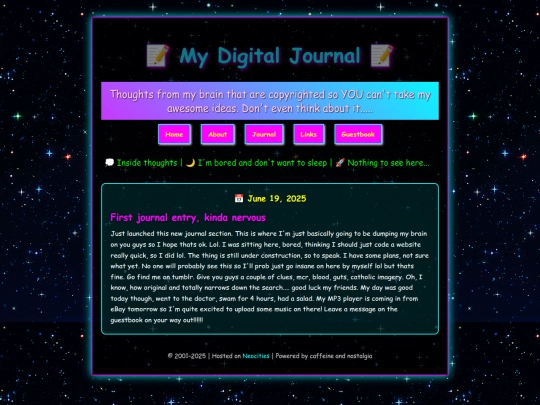 journal screenshot