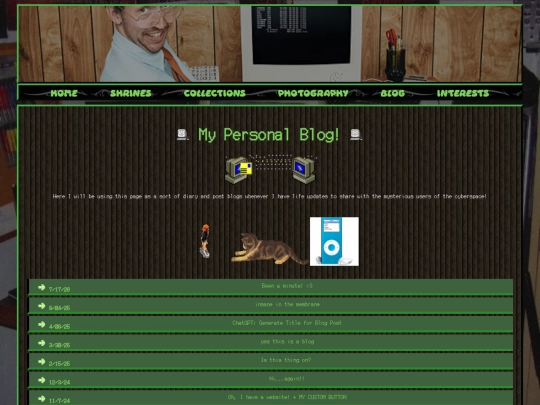 blog screenshot