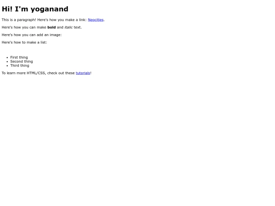index screenshot