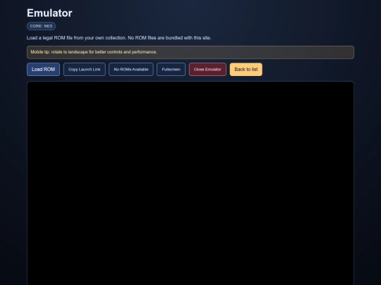 emulators/universal/launcher screenshot