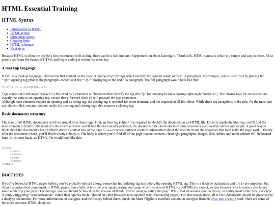 exercise 7/syntax screenshot