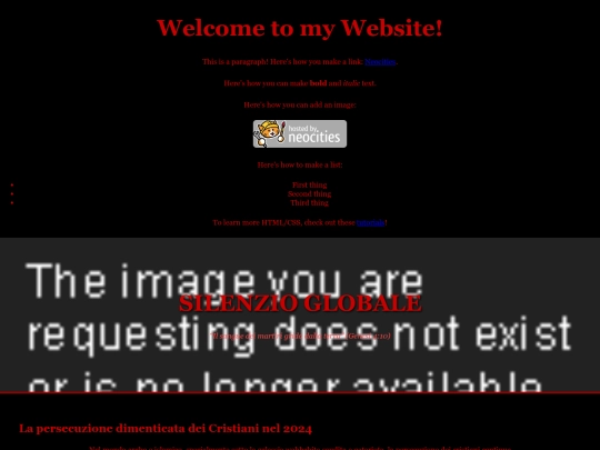 SilenzioGlobale2LaPersecuzionedeiCristianiNel2024 screenshot
