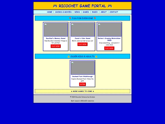 games screenshot