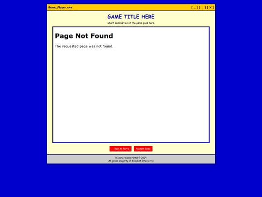gamestemplate screenshot