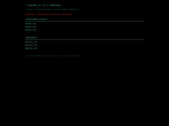 index-terminal screenshot