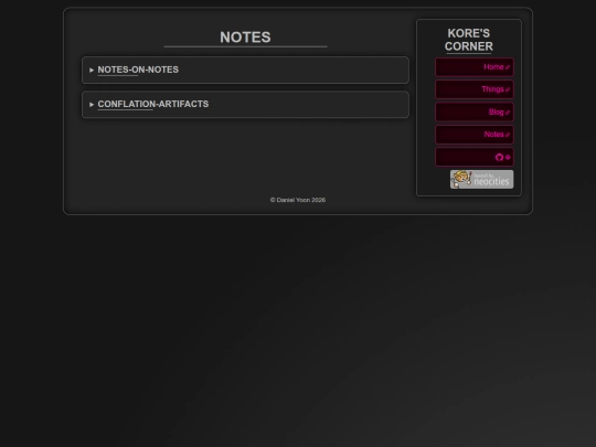 notes screenshot