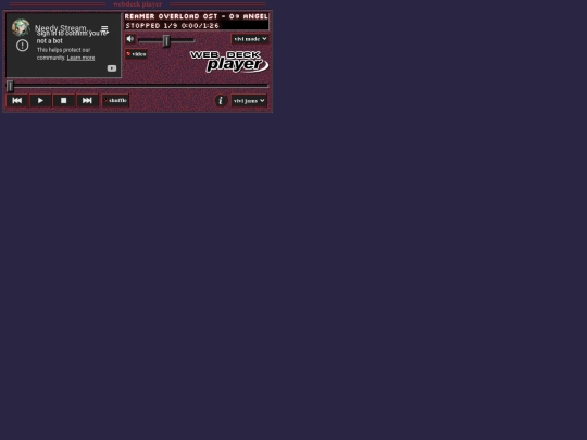 webdeck-player screenshot