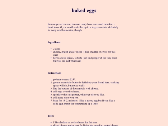 cookbook/bakedeggs screenshot